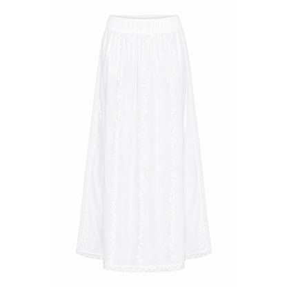 Solea Maxi Skirt, White Sand