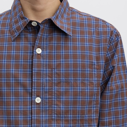 Another Shirt 4.0, Blue/Brown Check