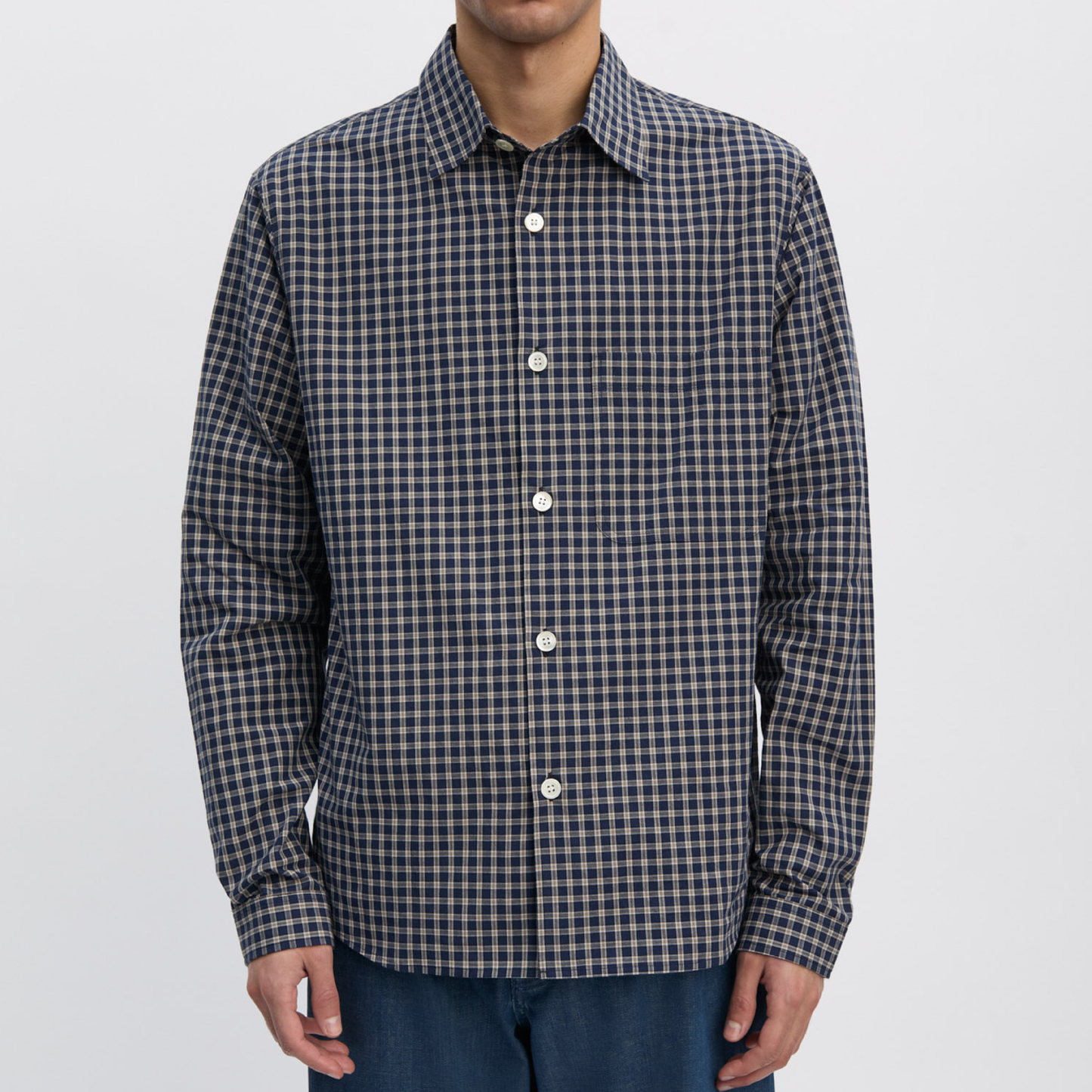 Another Shirt 4.0 Japan, Blue/White Check