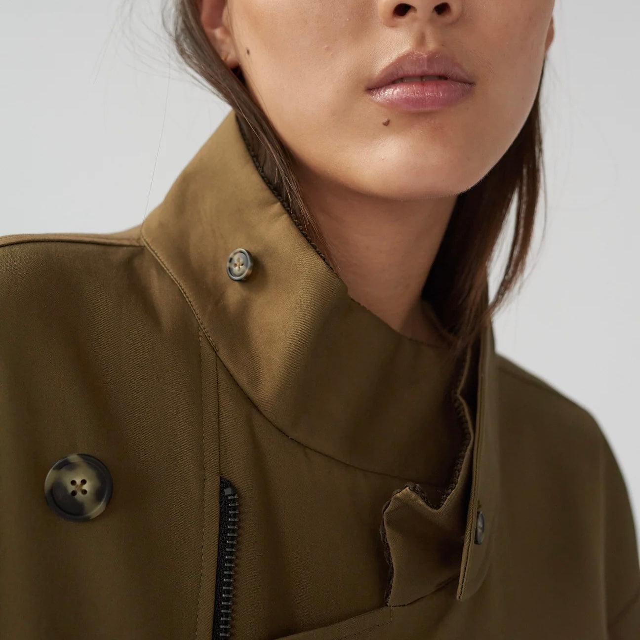 Water Resistant Trench Jacket, Loden