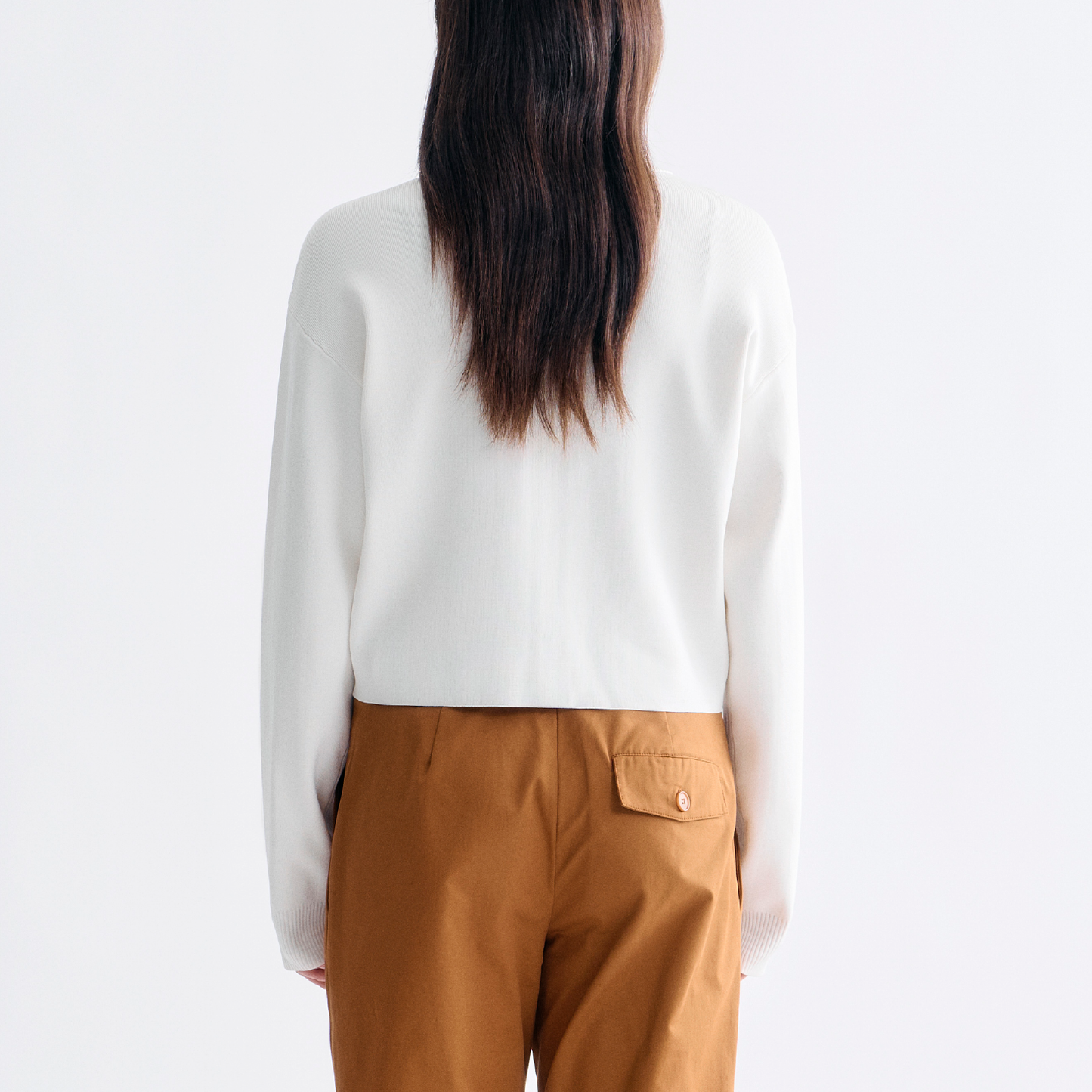 Anica Cardigan, Egret