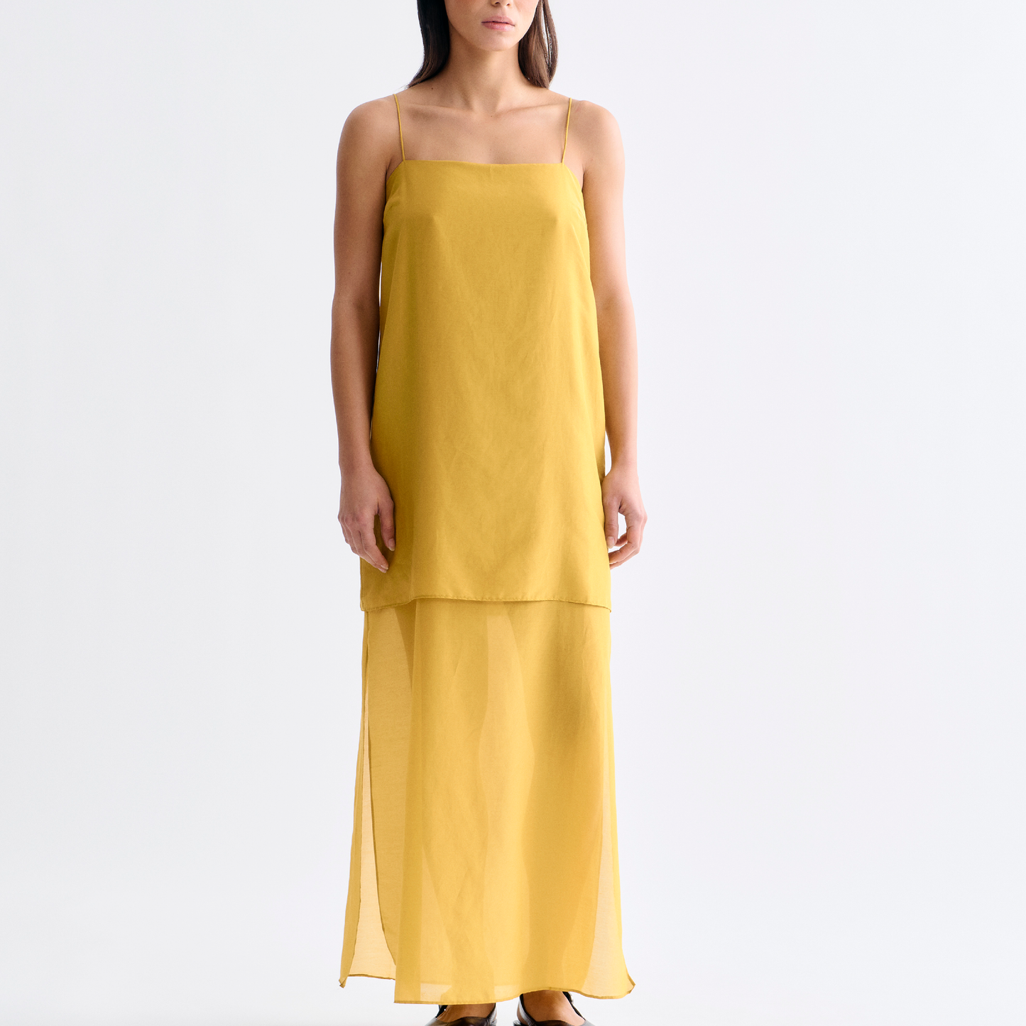 Alessia Dress, Golden Palm