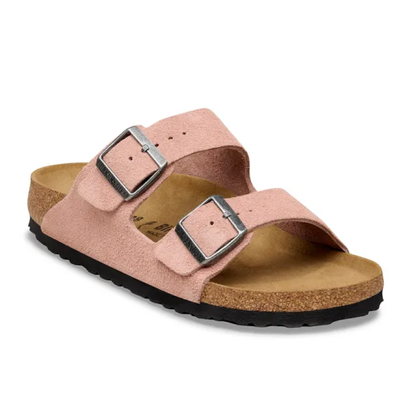 Arizona Suede Sandaler, Pink Clay