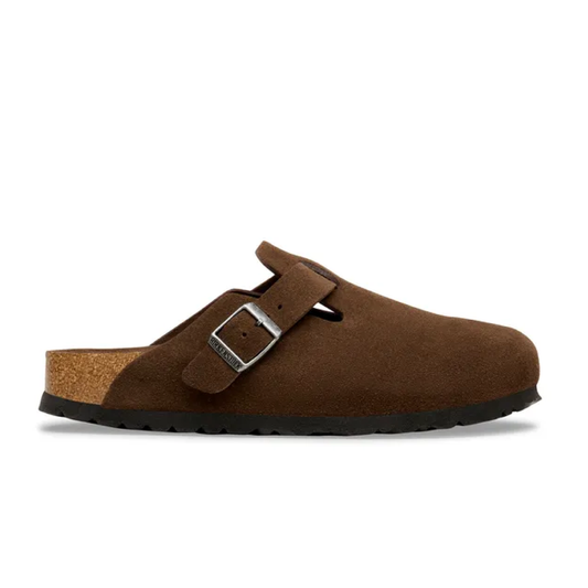 Boston Soft Footbed Suede Leather, Carafe Tonal