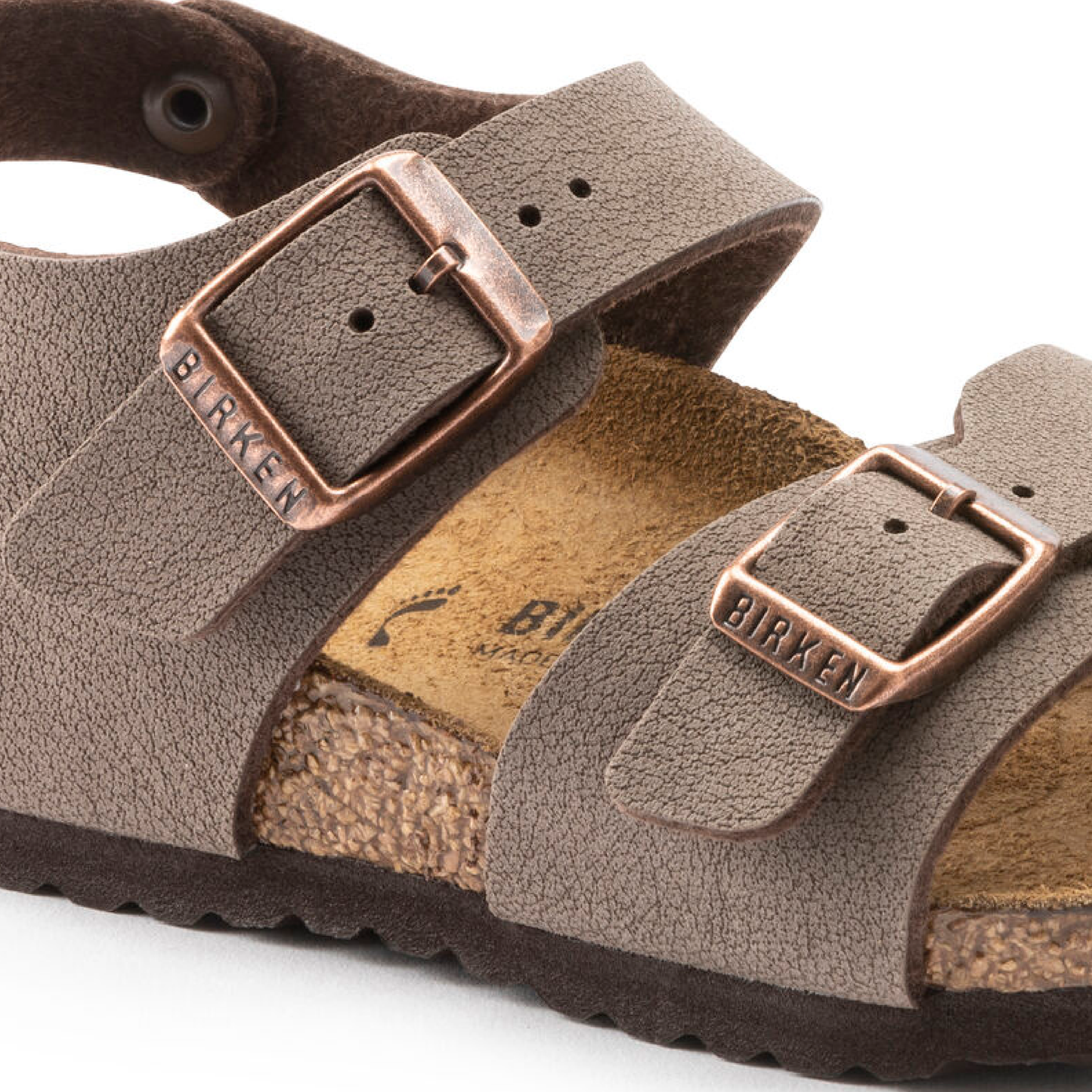 New York Børnesandaler Birko-Flor Nubuck, Mocha