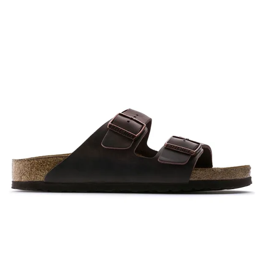 Arizona Soft Footbed Oiled Leather Sandaler, Habana