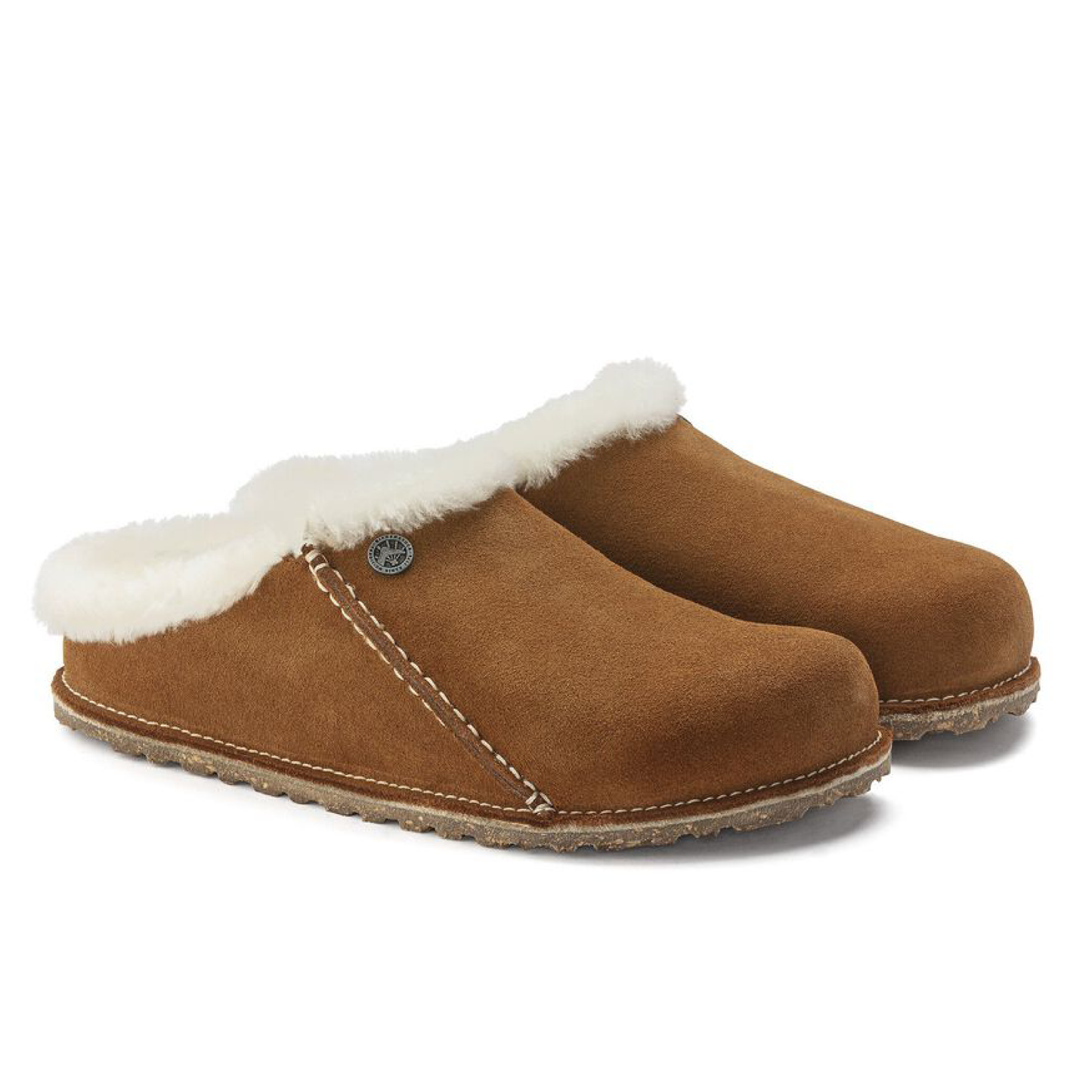 Zermatt Premium Suede Leather Hjemmesko, Mink