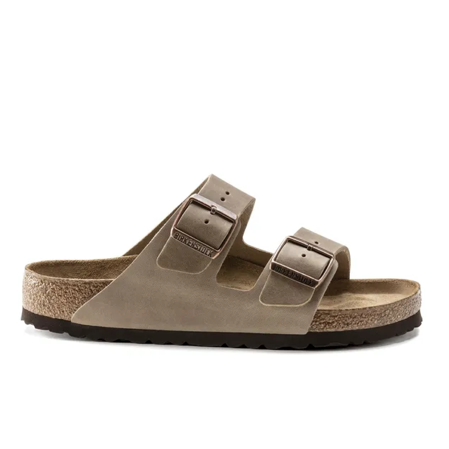 Arizona Soft Footbed Natural Leather Oiled Sandaler, Tabacco Brown