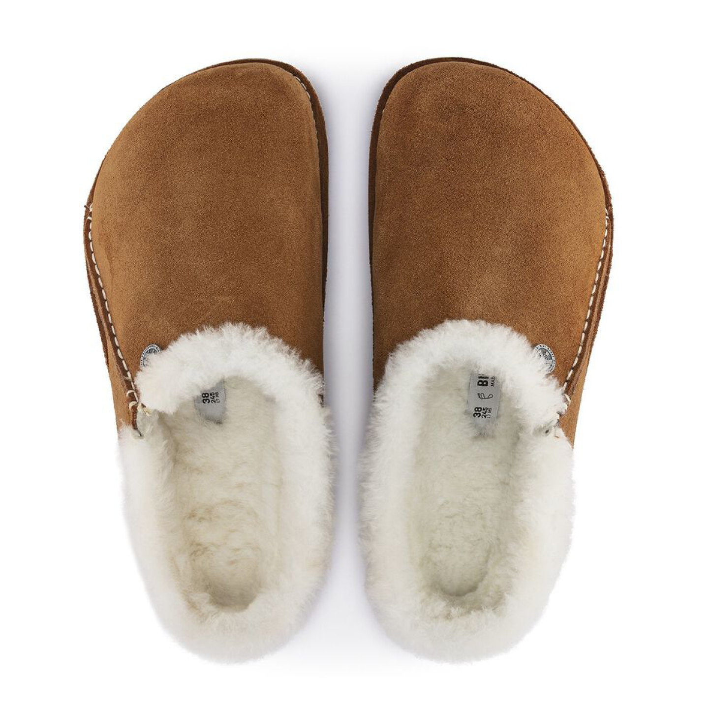 Zermatt Premium Suede Leather Hjemmesko, Mink