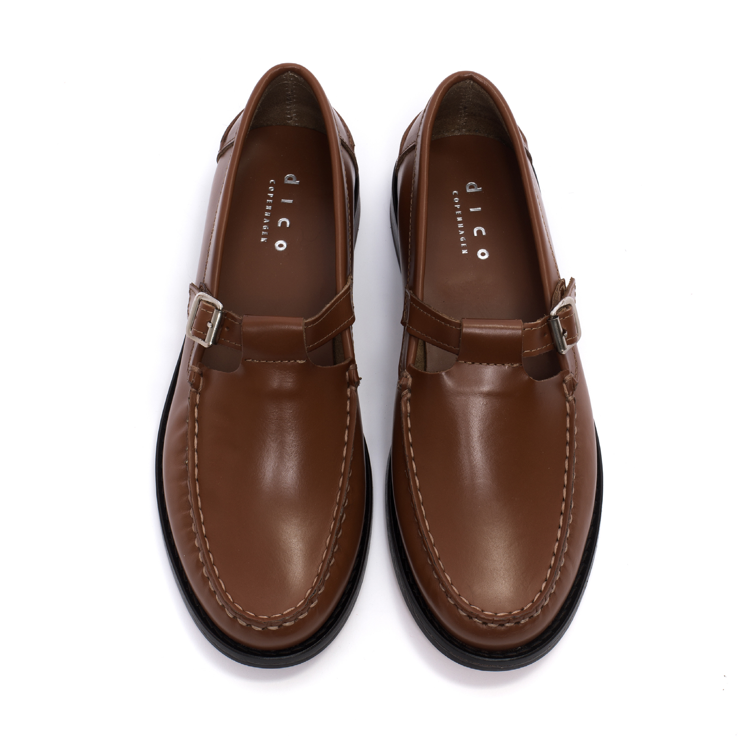 T-bar Moccasin Loafer, Hazelnut