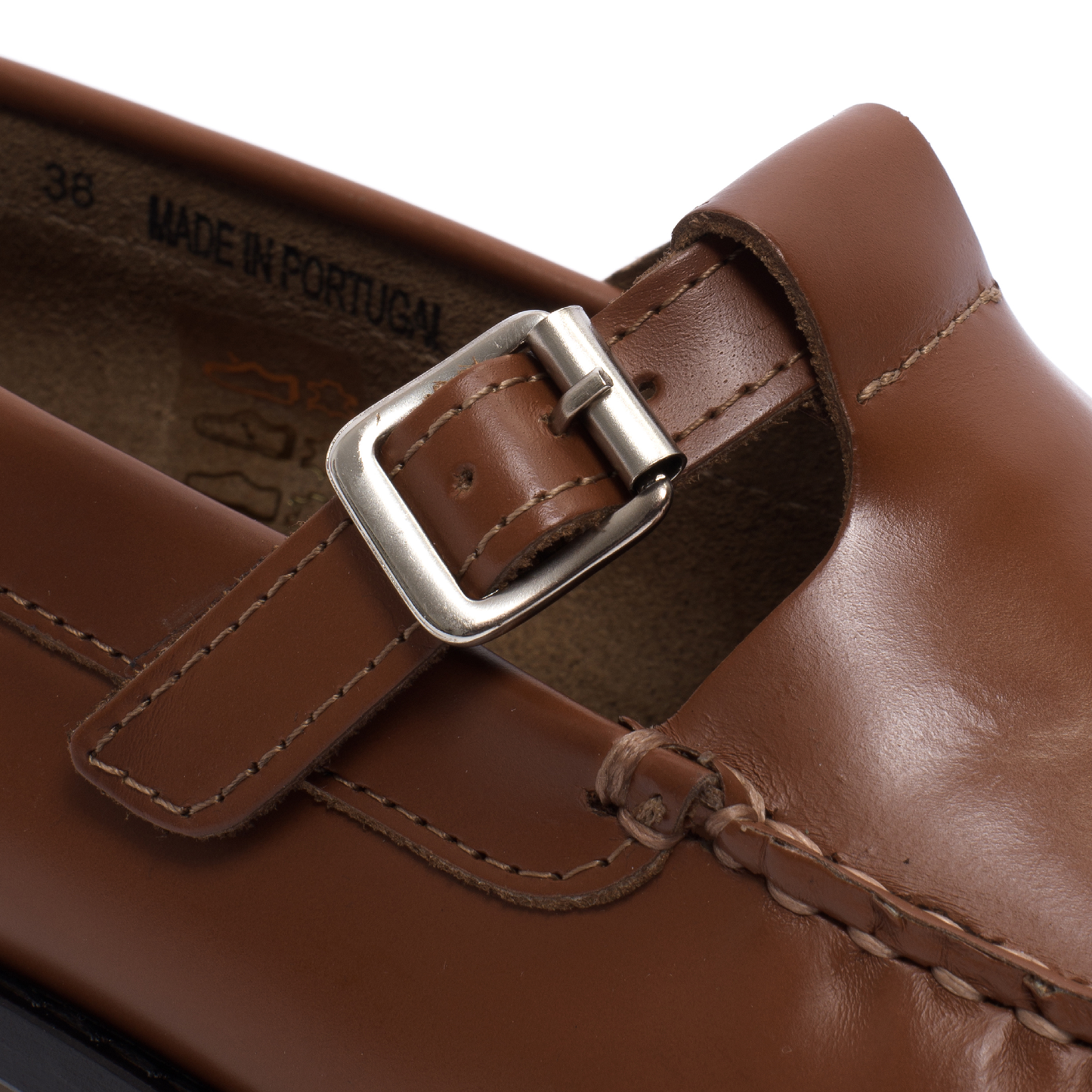 T-bar Moccasin Loafer, Hazelnut