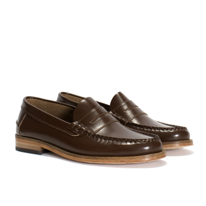 Penny Moccasin Loafer, Brown