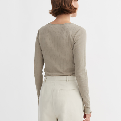 Edie Blouse, Stone Moss