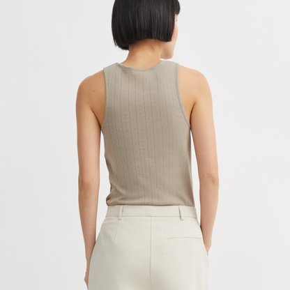 Edie Tank Top, Stone Moss