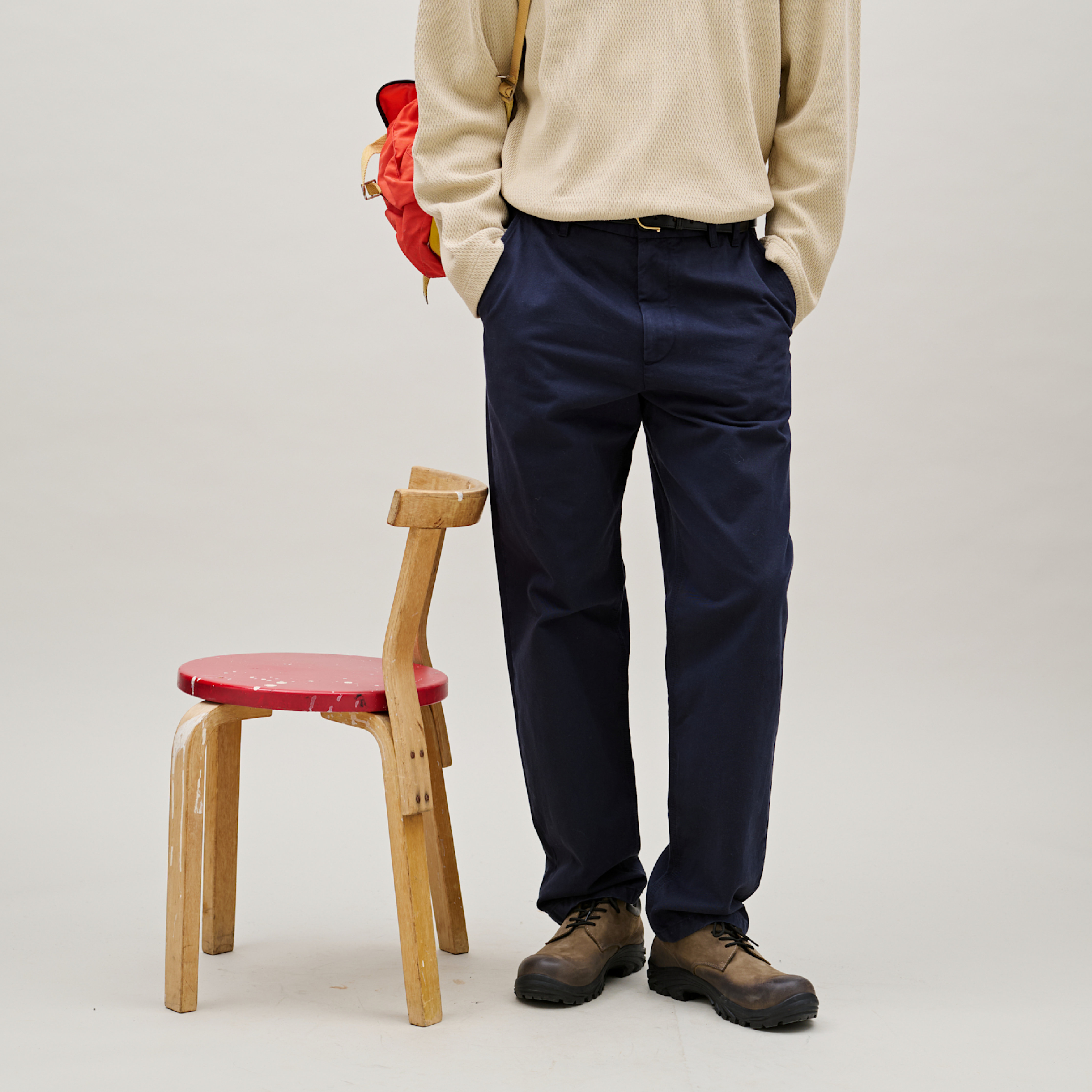 Clay Twill Pants, Navy