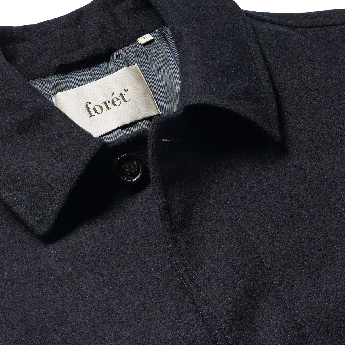 Pine Wool Coat, Navy