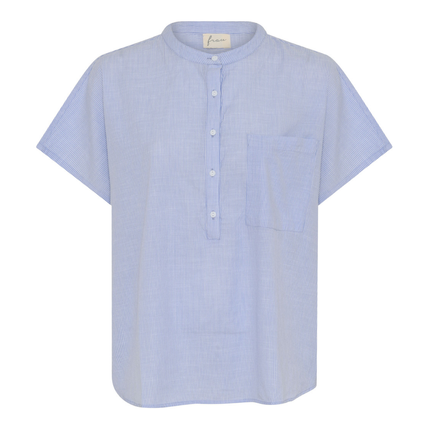 Colombo Top, Baby Lavender Stripe