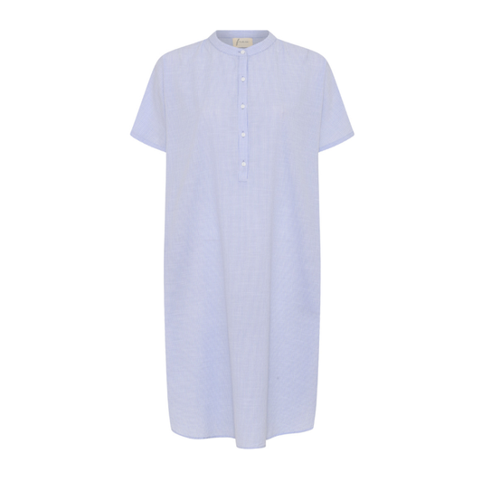 Seoul SS Skjortekjole, Baby Lavender Stripe