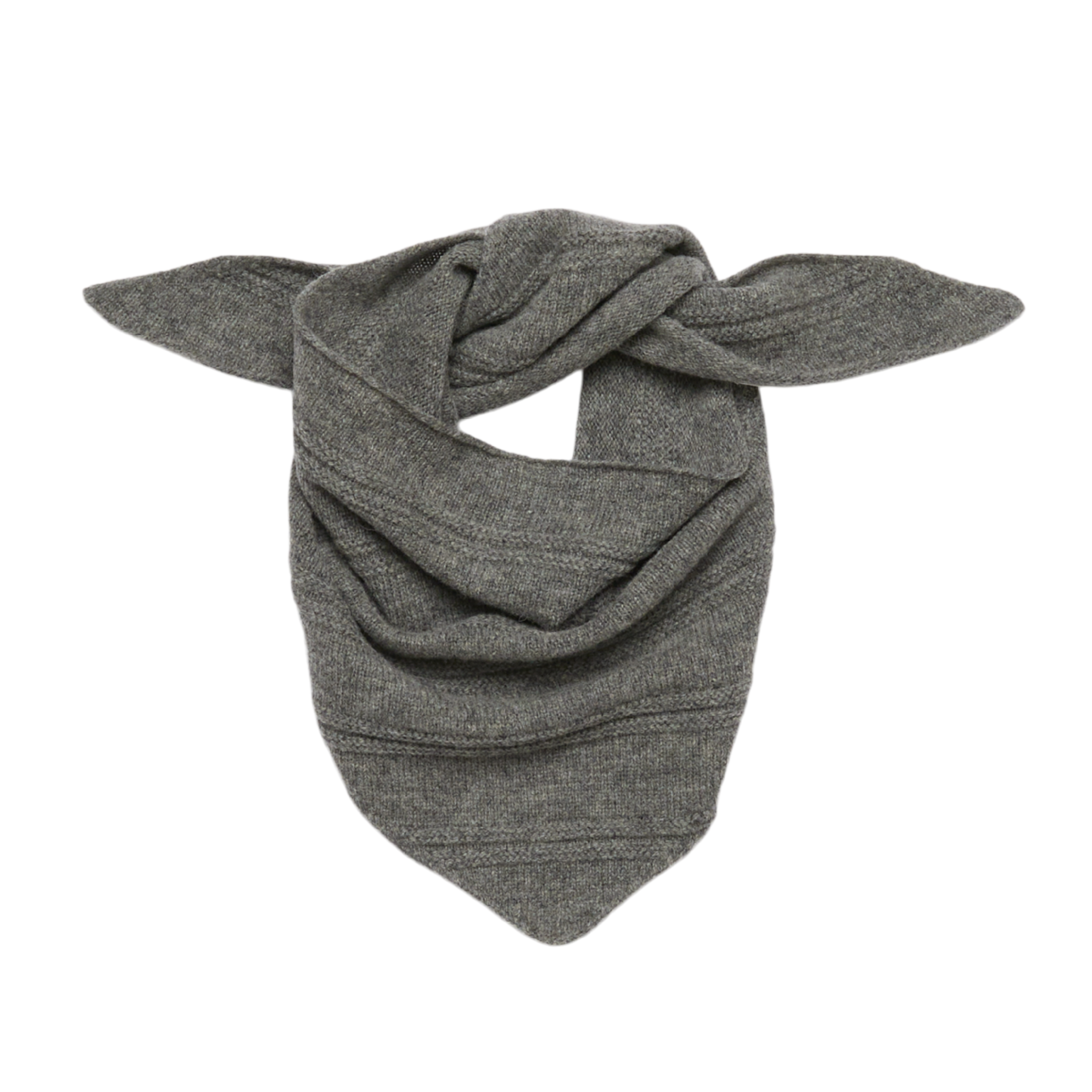 Lambswool Bandana, Steel Melange