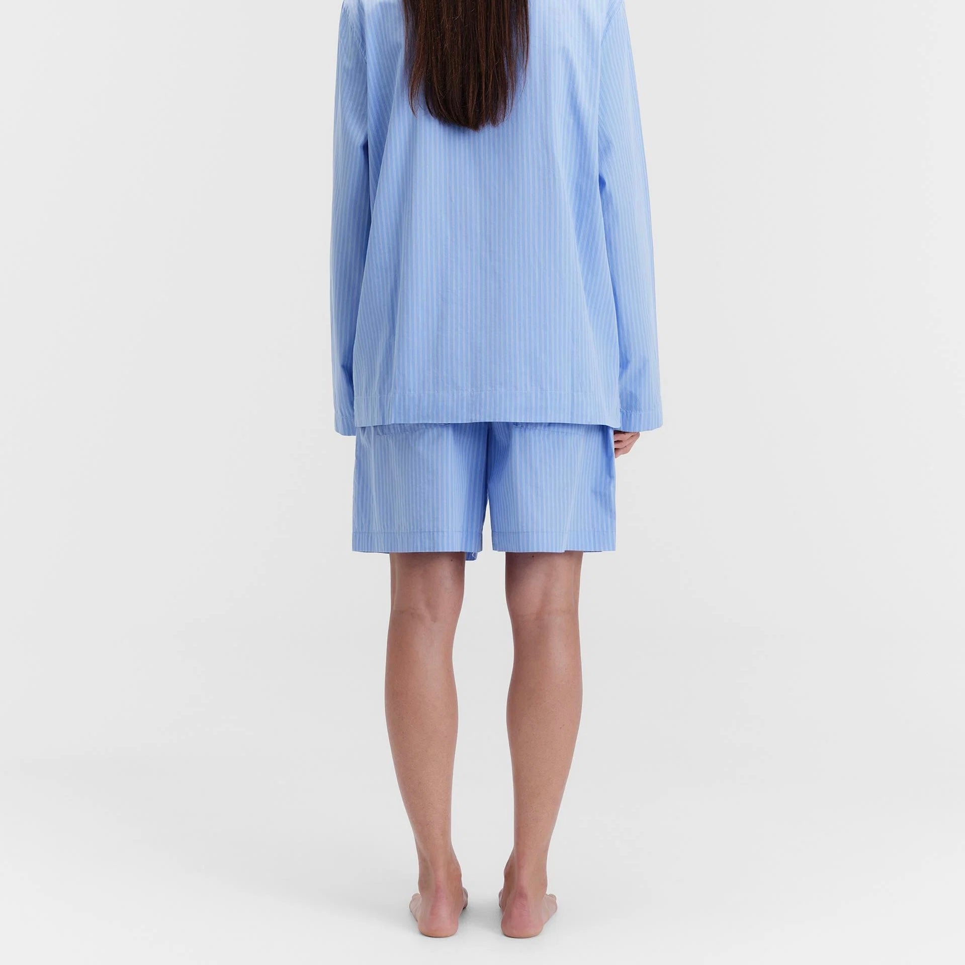Poplin Shorts, Pin Stripes