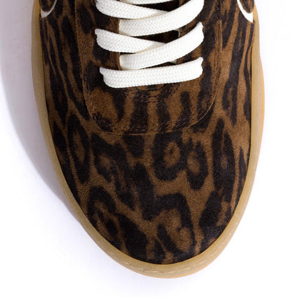 Blaire Plushed Calf Suede Sneakers, Jaguar
