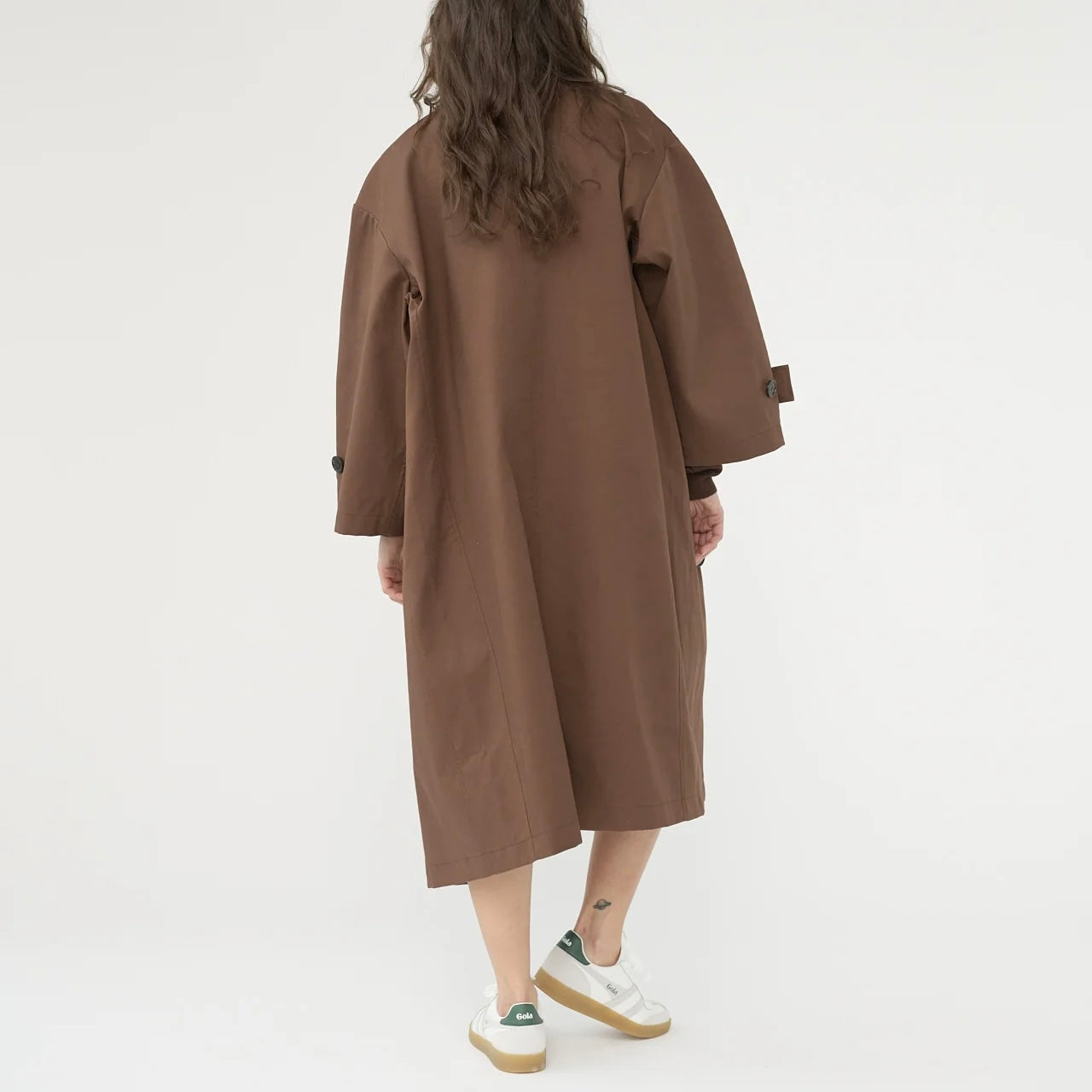 Water Resistant Trench Coat, Dusty Brown