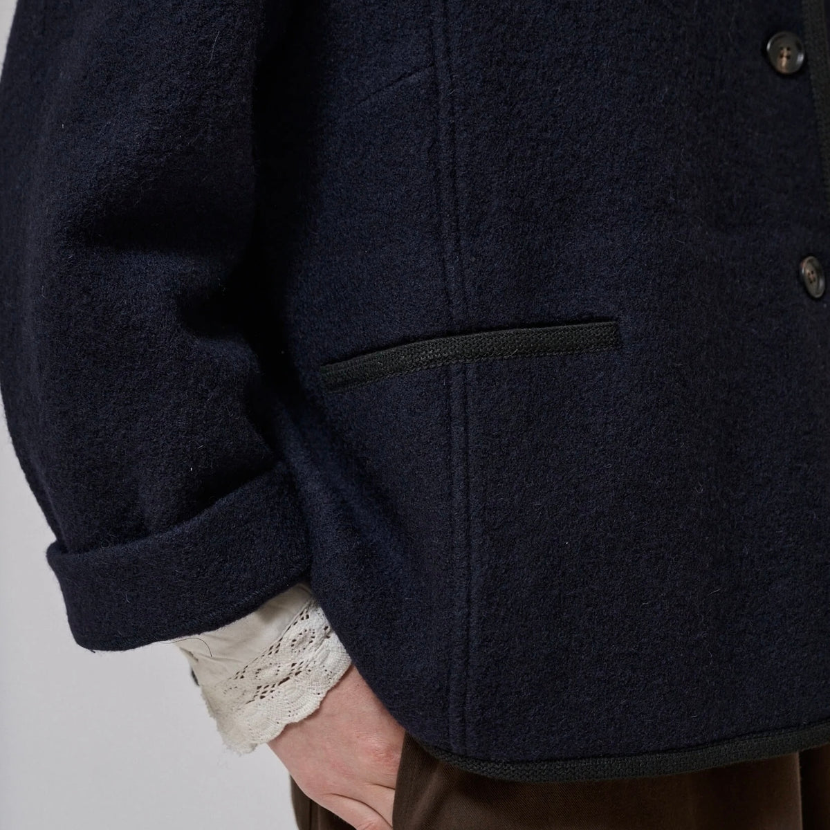 Hill Is Wool Jacket, Dark Navy