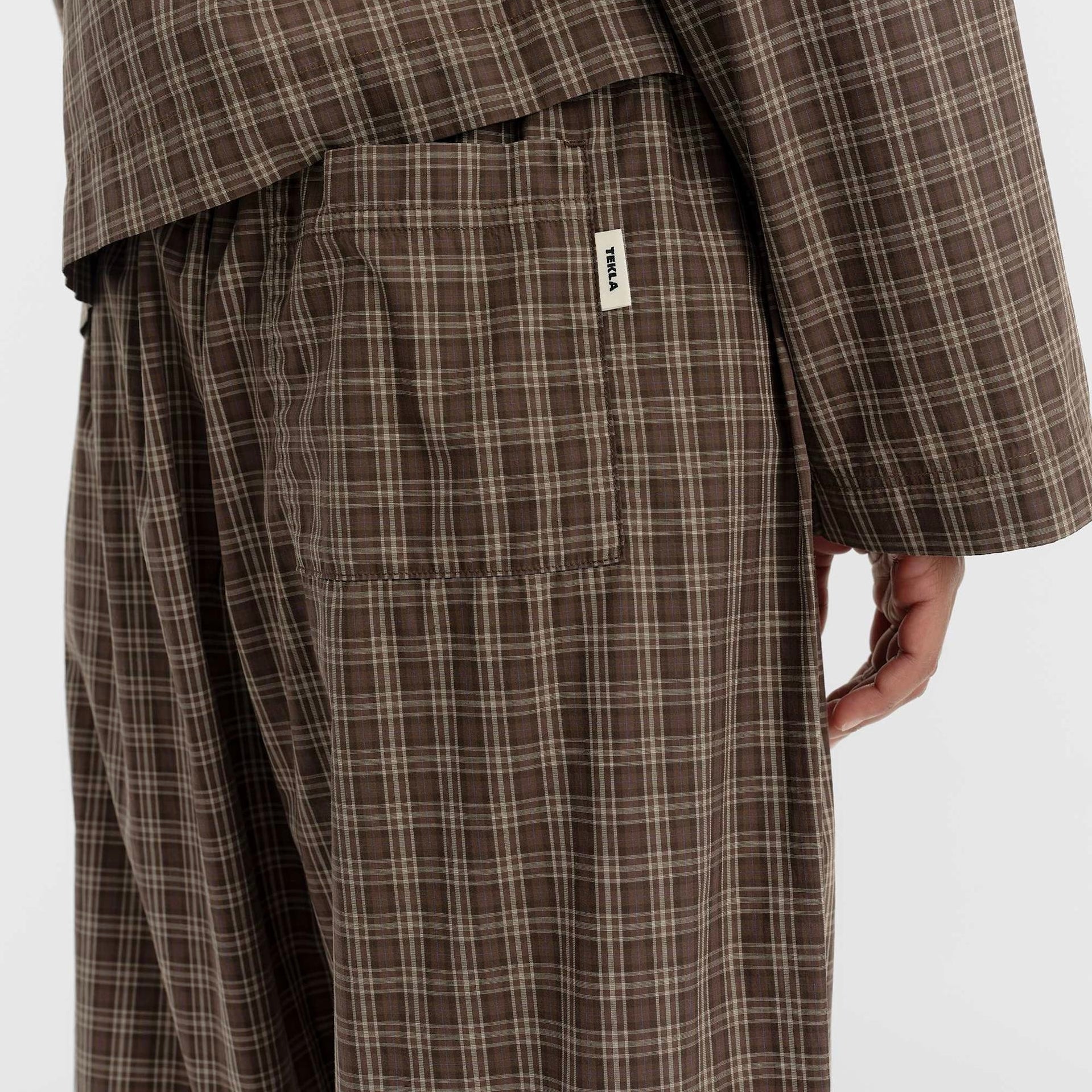 Fine Twill Women's Pants, Serra Checks