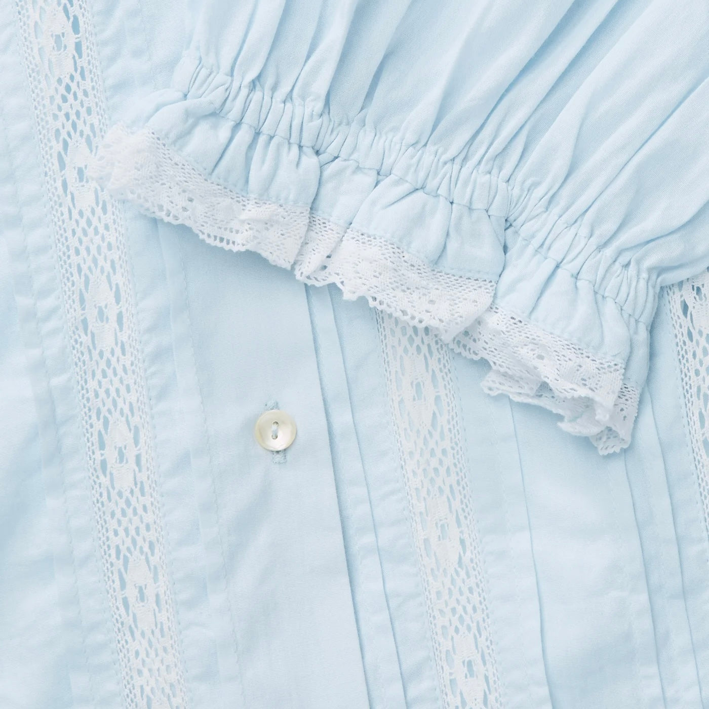 Magnolia Short Sleeve Blouse, Light Blue