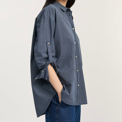 Shirt Check, Navy Check