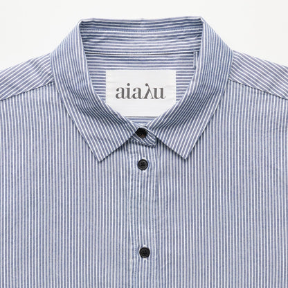 Paulina Shirt Striped, Mix Blue Boy