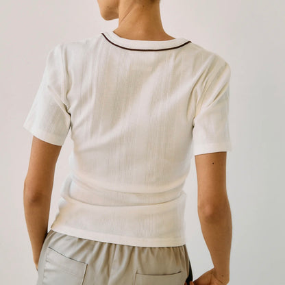 Waves SS Tee, Hvid