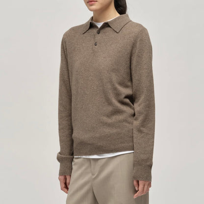 Original Cashmere Polo, Truffle