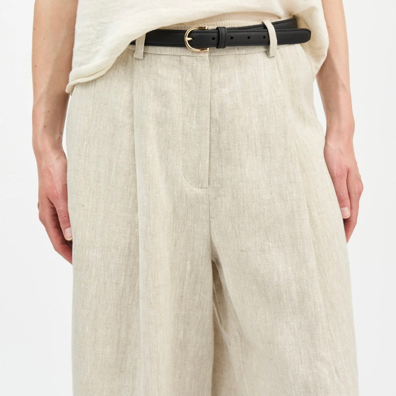 Bob Trousers, Light Linen