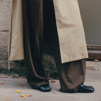 Aven Leather Loafers, Black