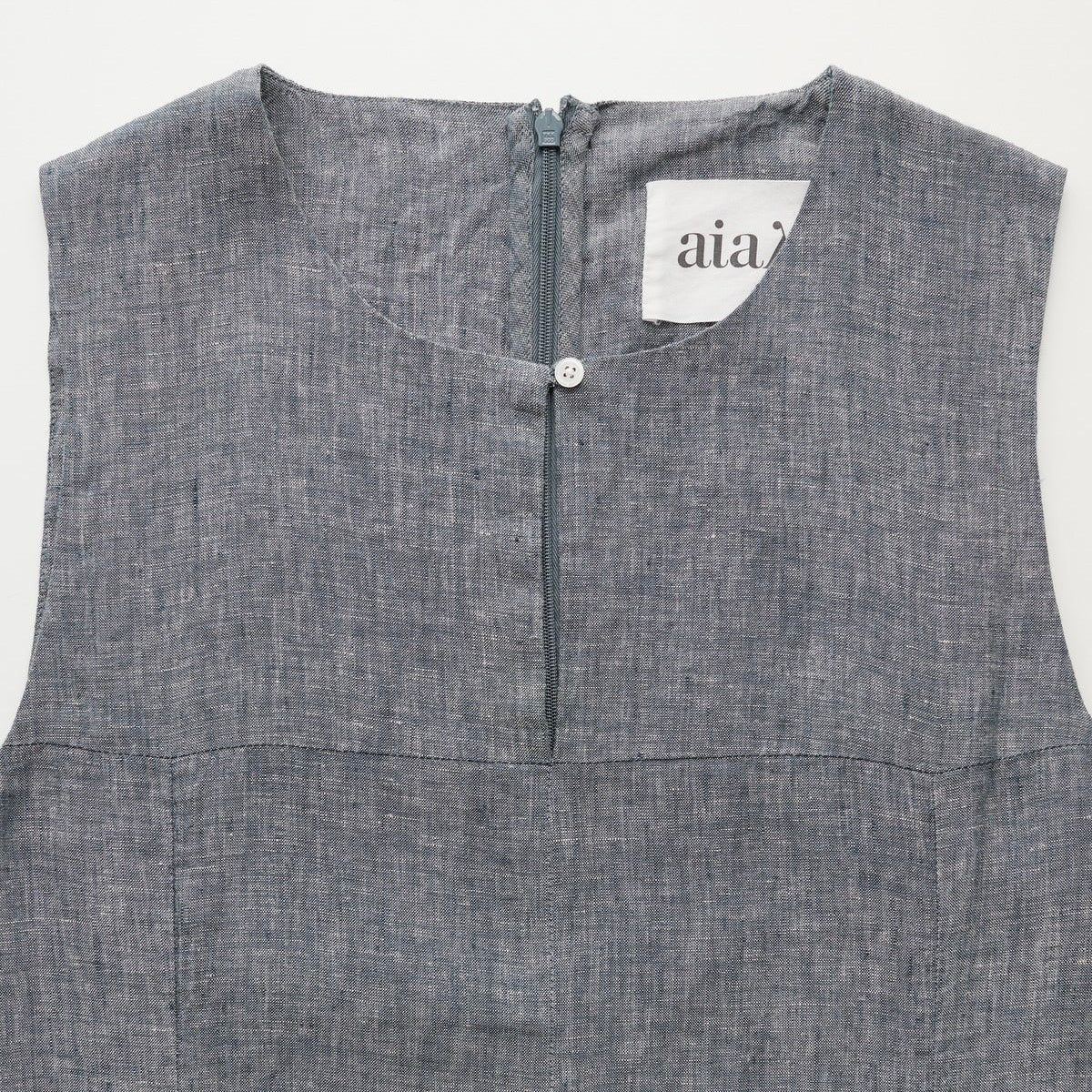 Martha Dress Linen, Night Sky