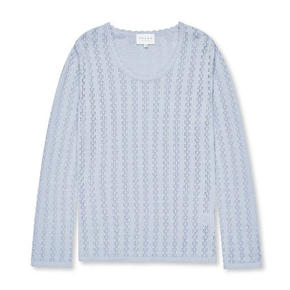 Nellie LS Blouse, Light Blue