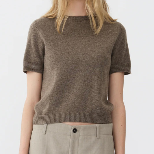 Women’s Blouse Cashmere, Truffle