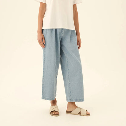 Prudie Denim Bukser, Light Denim