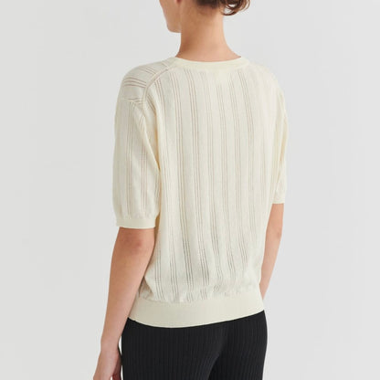 High Twist Tee, Ecru