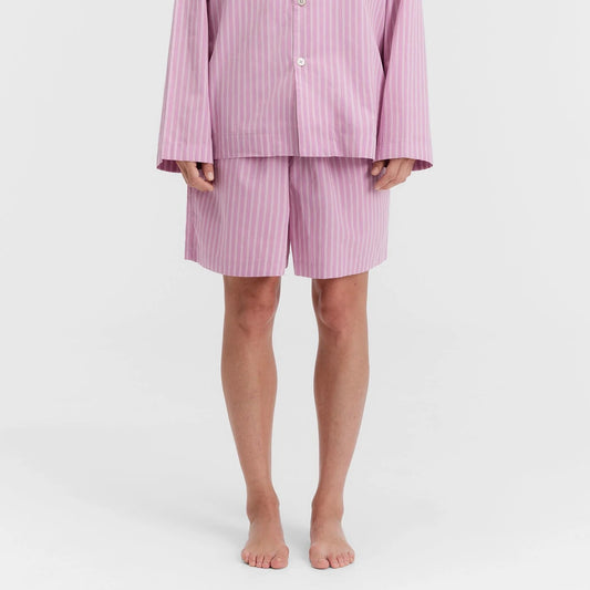 Poplin Shorts, Purple Pink Stripes