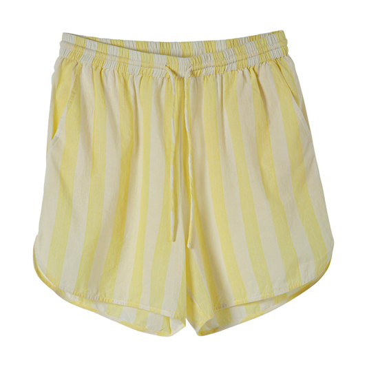 Capri Stripe Shorts, Limone