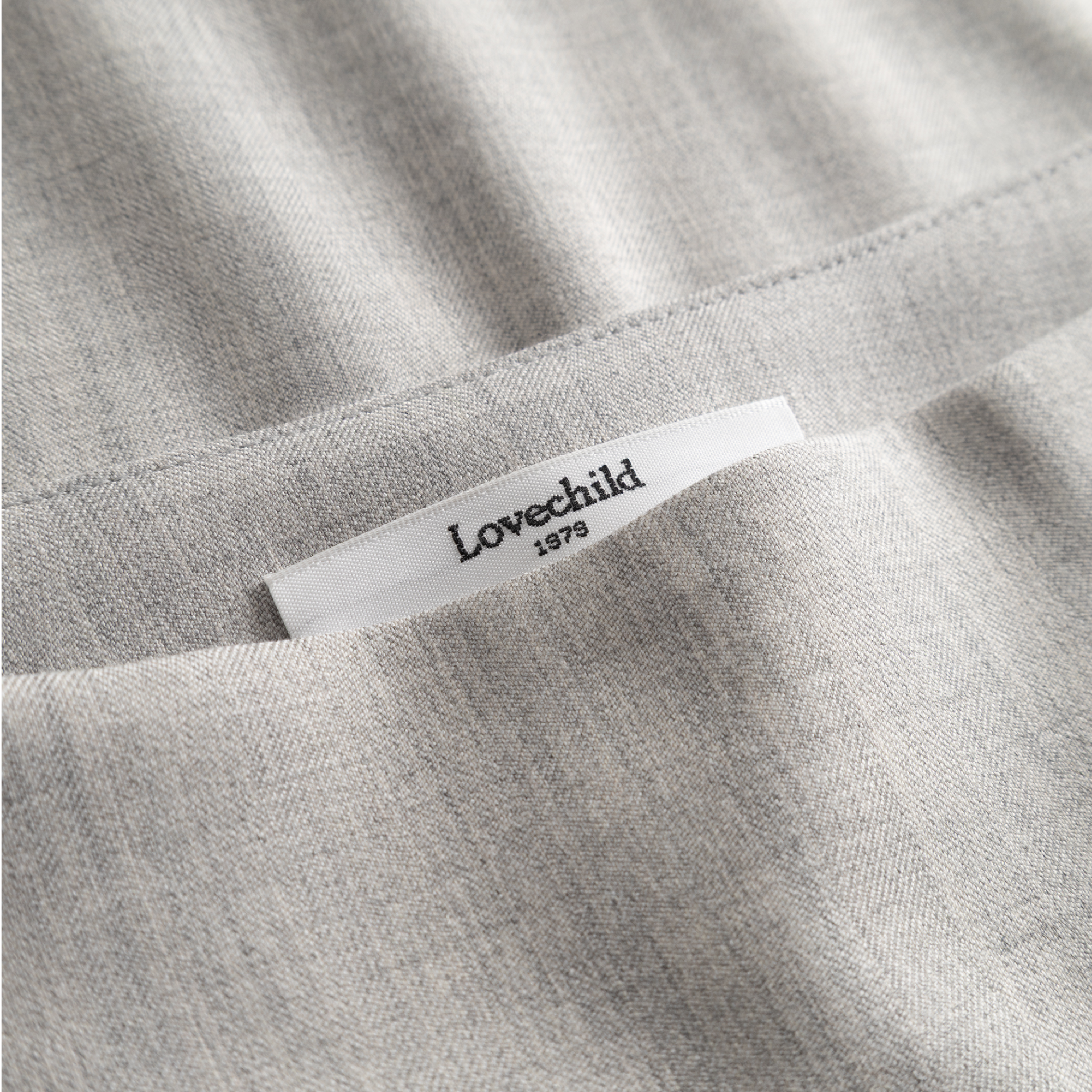 Hallie Skirt, Light Grey Melange