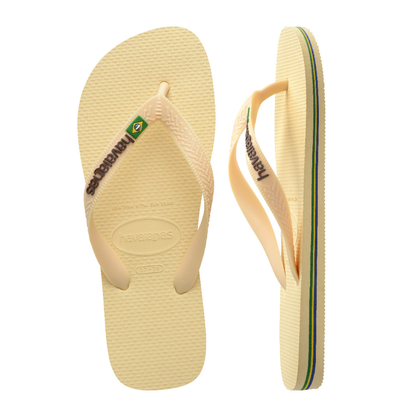 Slippers Brasil Logo, Buttercream