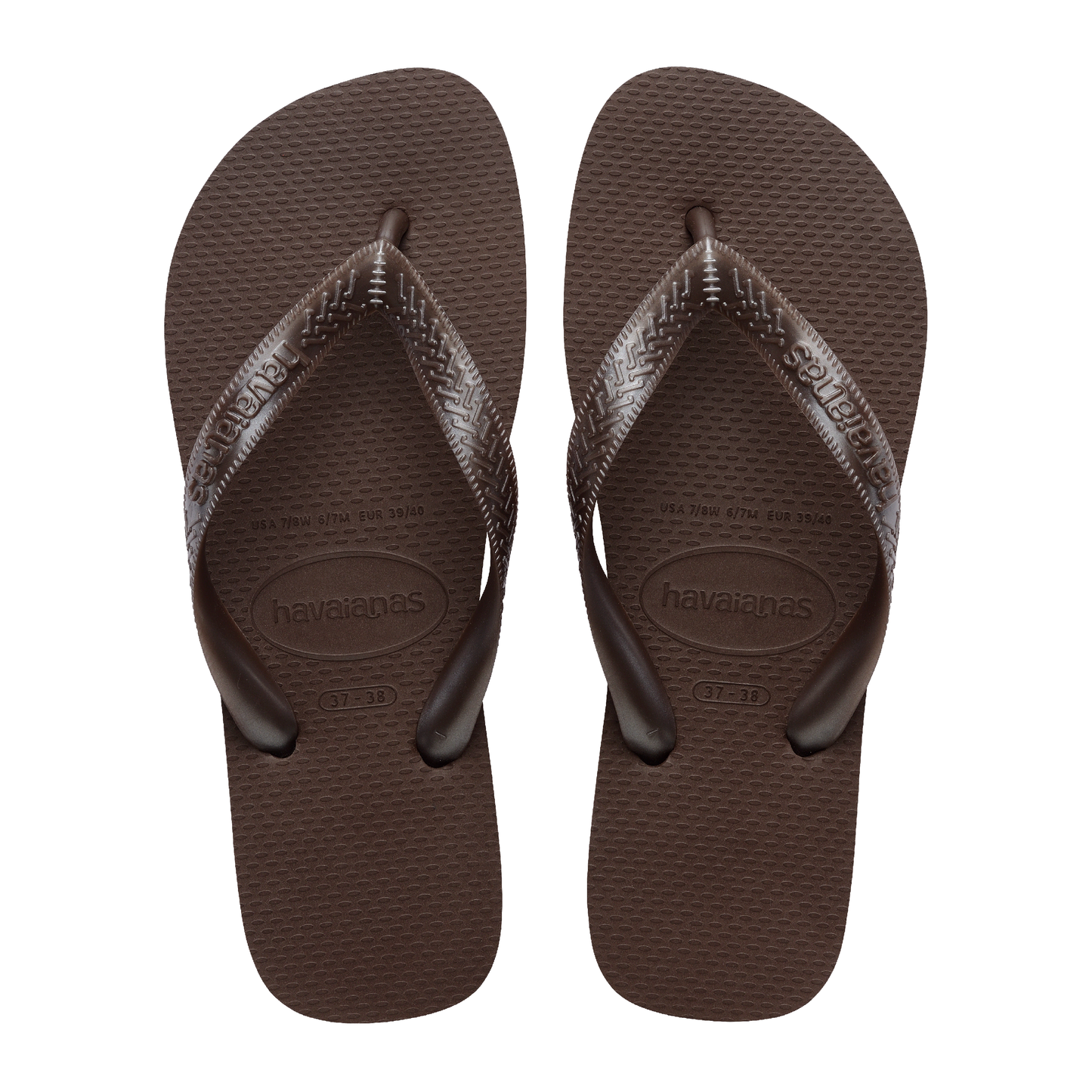 Slippers Top Tiras, Dark Brown