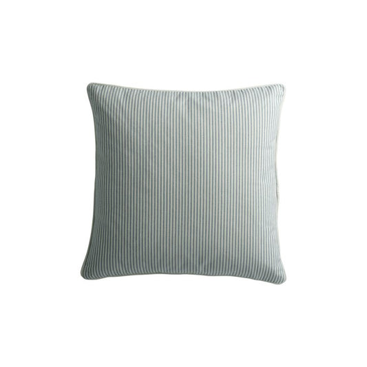 Pude, Denim Blå/Hvid Stribet (50x50)