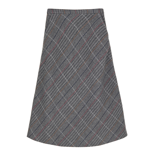 Julian Skirt, Grey Herringbone