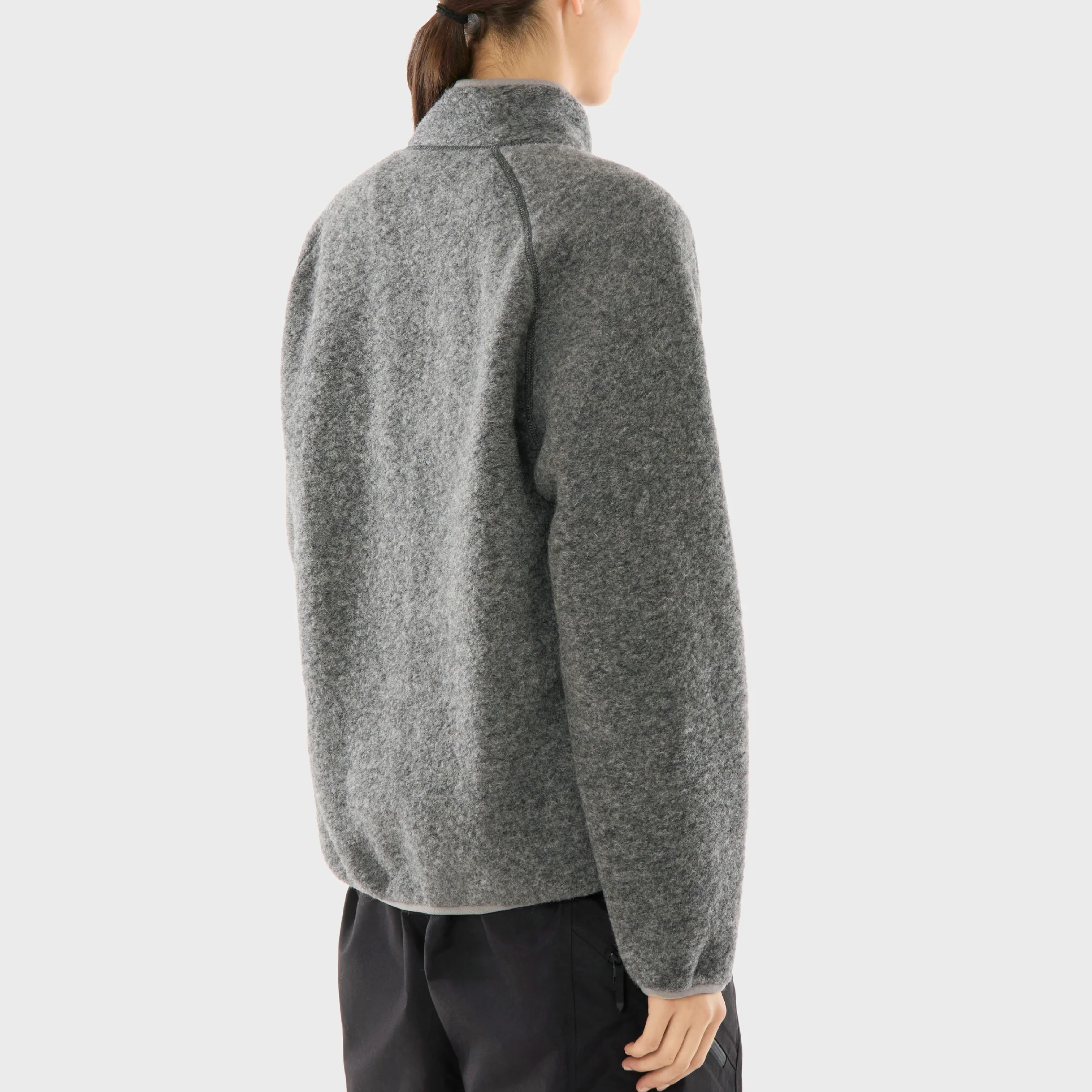 Kaldi Half Zip, Ash Grey