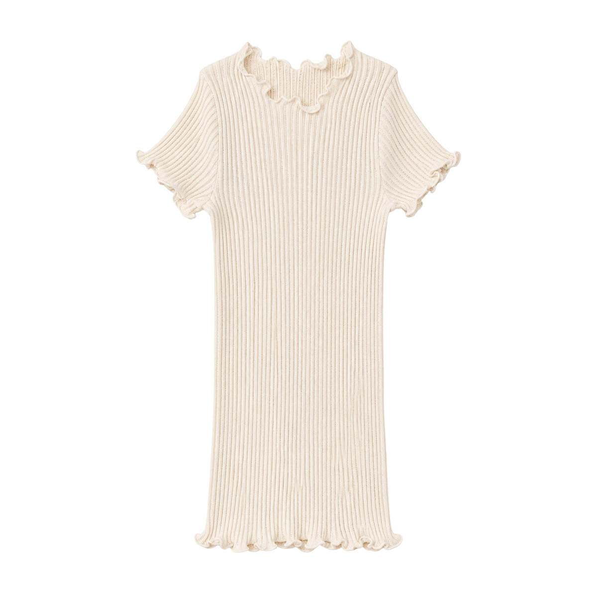 Uld & Silke Operatino Tee, Ivory 7493