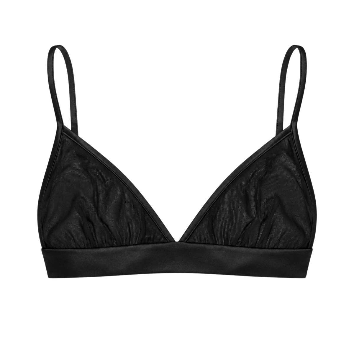 Bralette Tulle, Black 7837